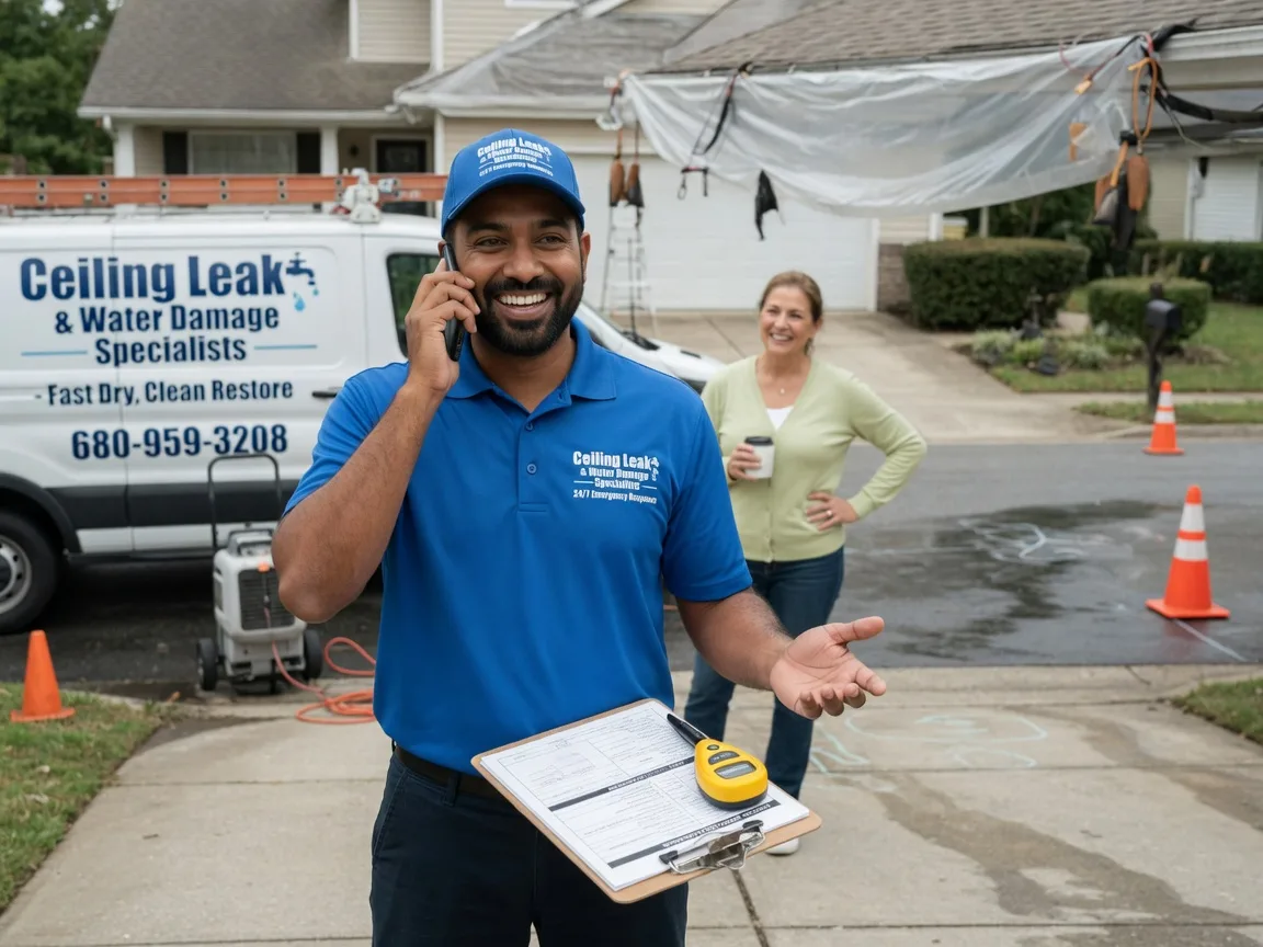 Ceiling Leak Cleanup Pocahontas, AR FAQs